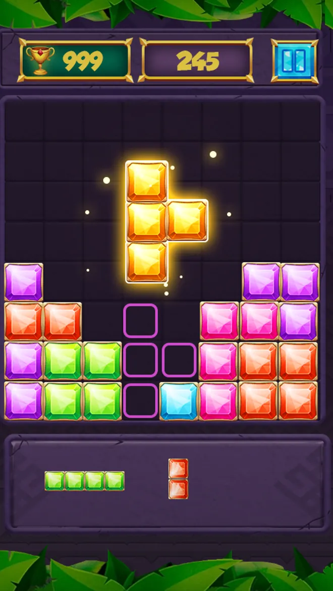 Bloccare Puzzle — modalità classica a blocchi